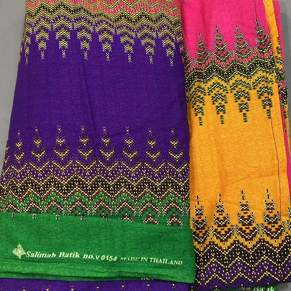 Vibrant Multicolor Fabric Wrap by Salimah Batik